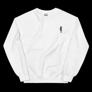Female Cigar Golfer Embroidered Sweatshirt