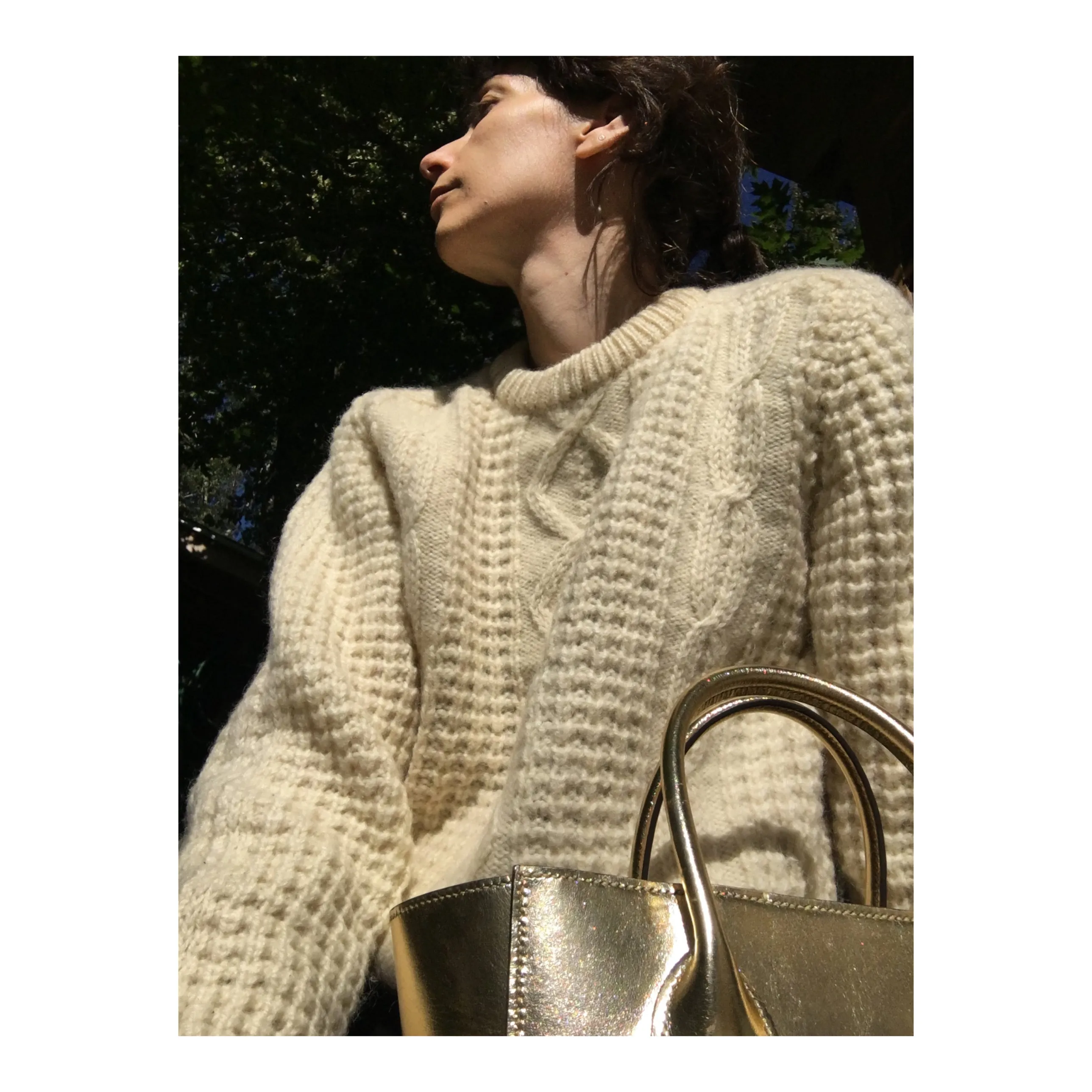 Fisherman’s Sweater in Natural Wool