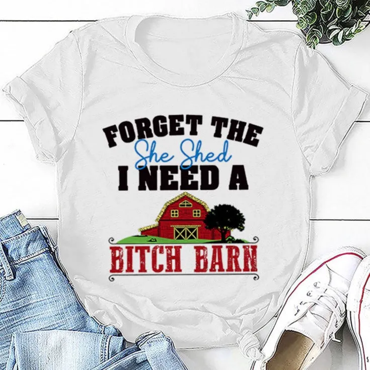 FORGET The She Round Neck T-shirt