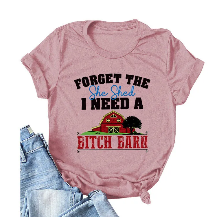 FORGET The She Round Neck T-shirt