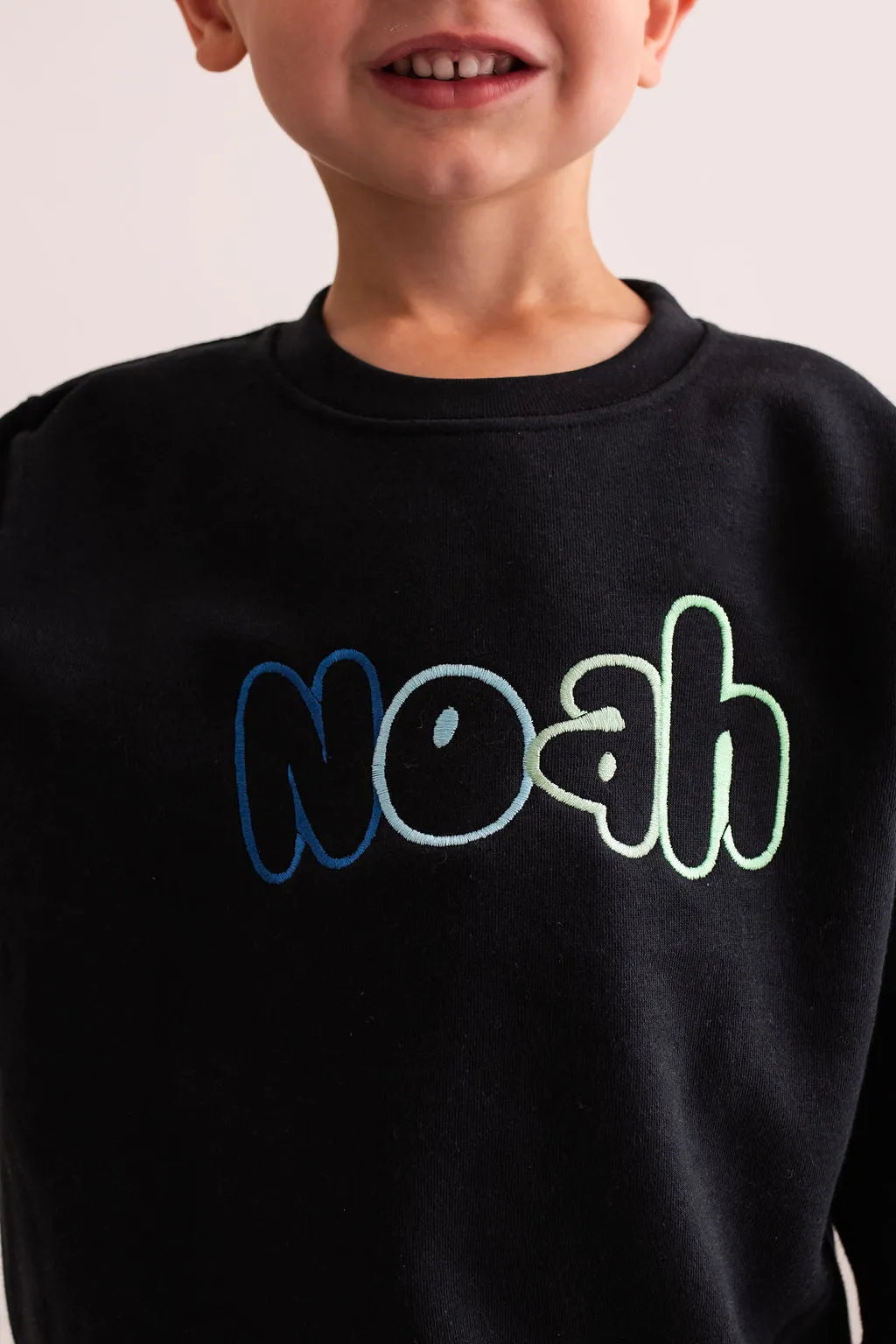 Funky Name Embroidered Sweater