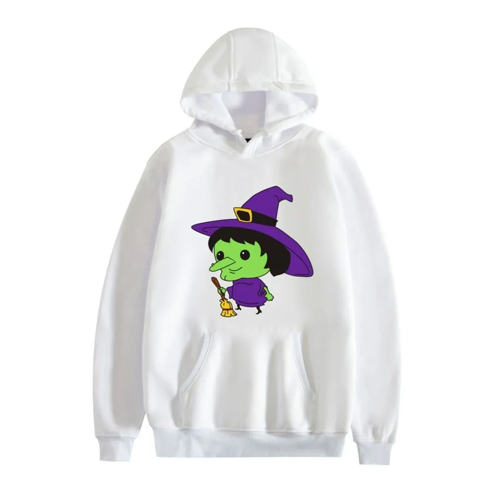 Graphic Hoodies Witch & Broom