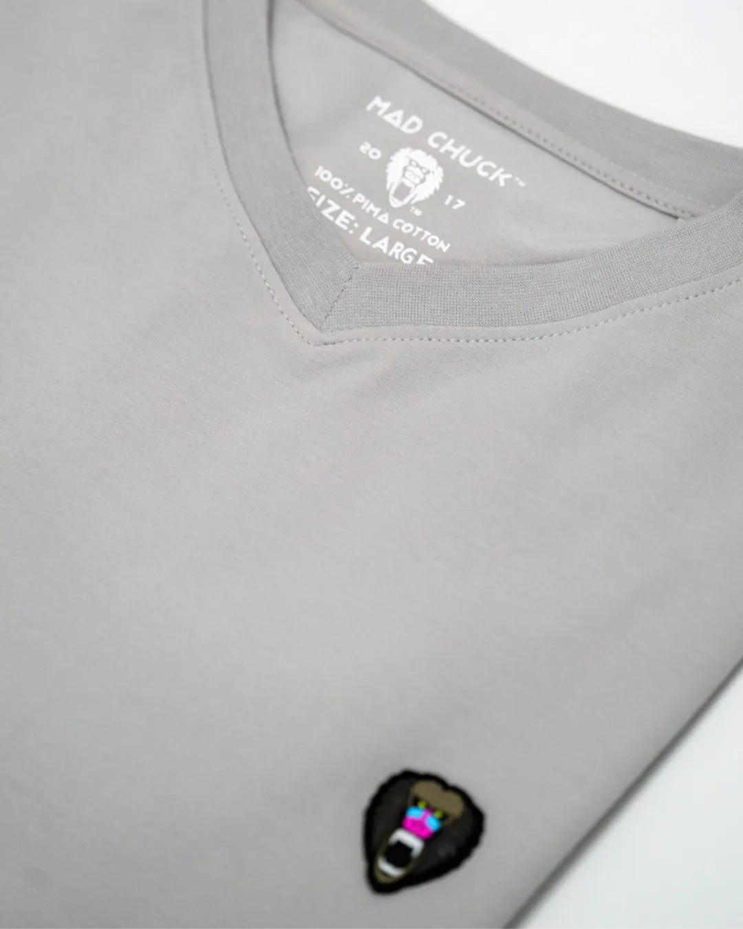 GREY V NECK