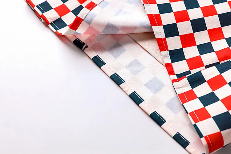 Harper Collins Retro Runway Plaid Office Suit