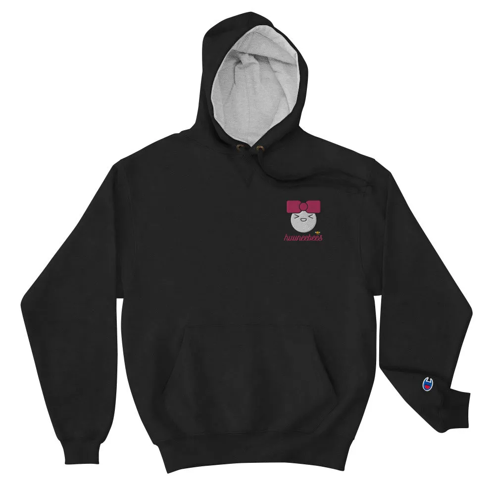 hyunee x champion hoodie