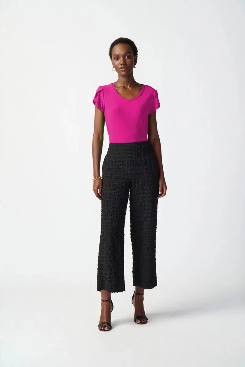 Joseph Ribkoff Ultra Pink Tulip Sleeve Top Style 241179