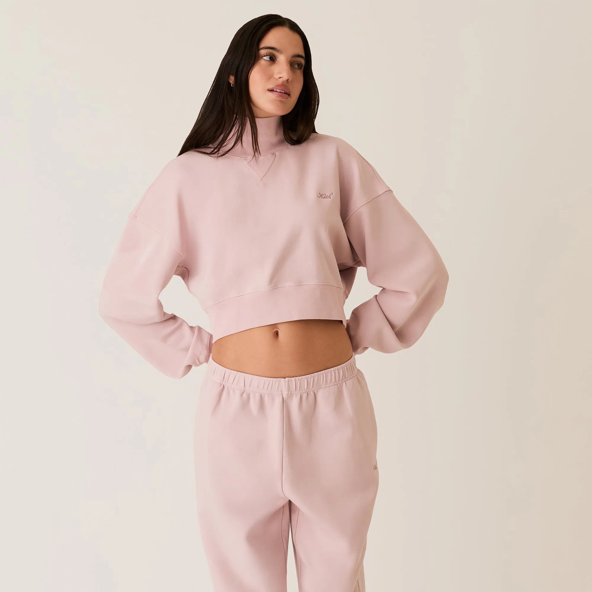 Kith Women Maryn Cropped Turtleneck - Syringa
