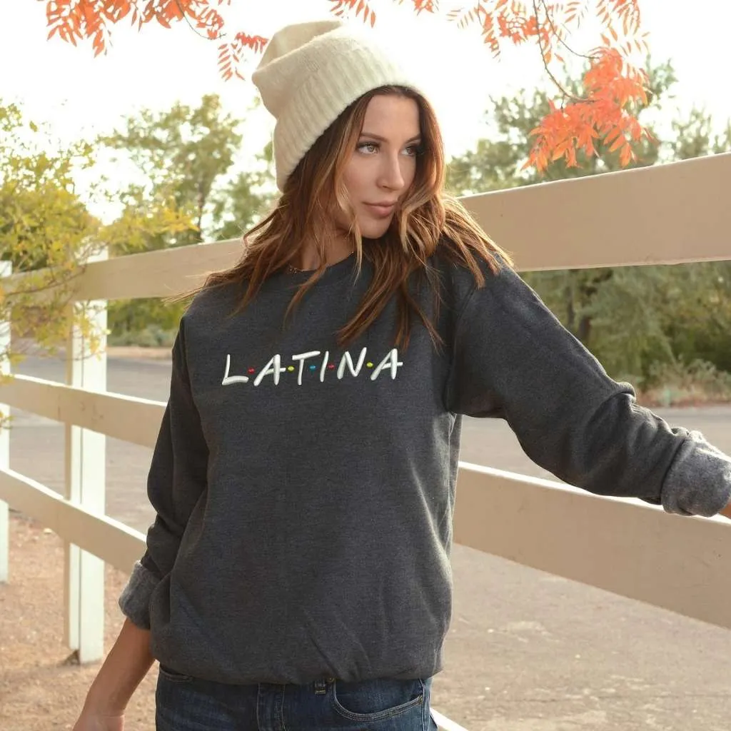 Latina Embroidered Unisex Oversized Sweatshirt