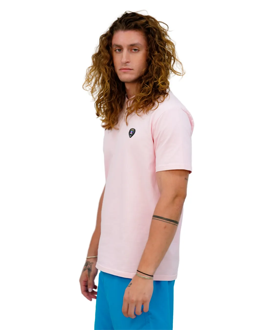 LIGHT PINK V NECK