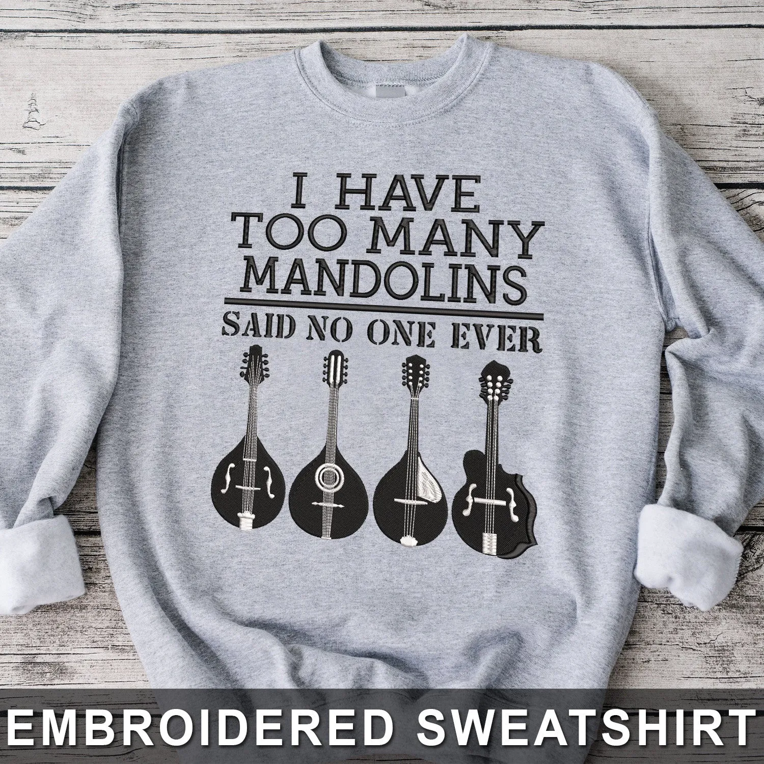 Mandolins Embroidered Shirt