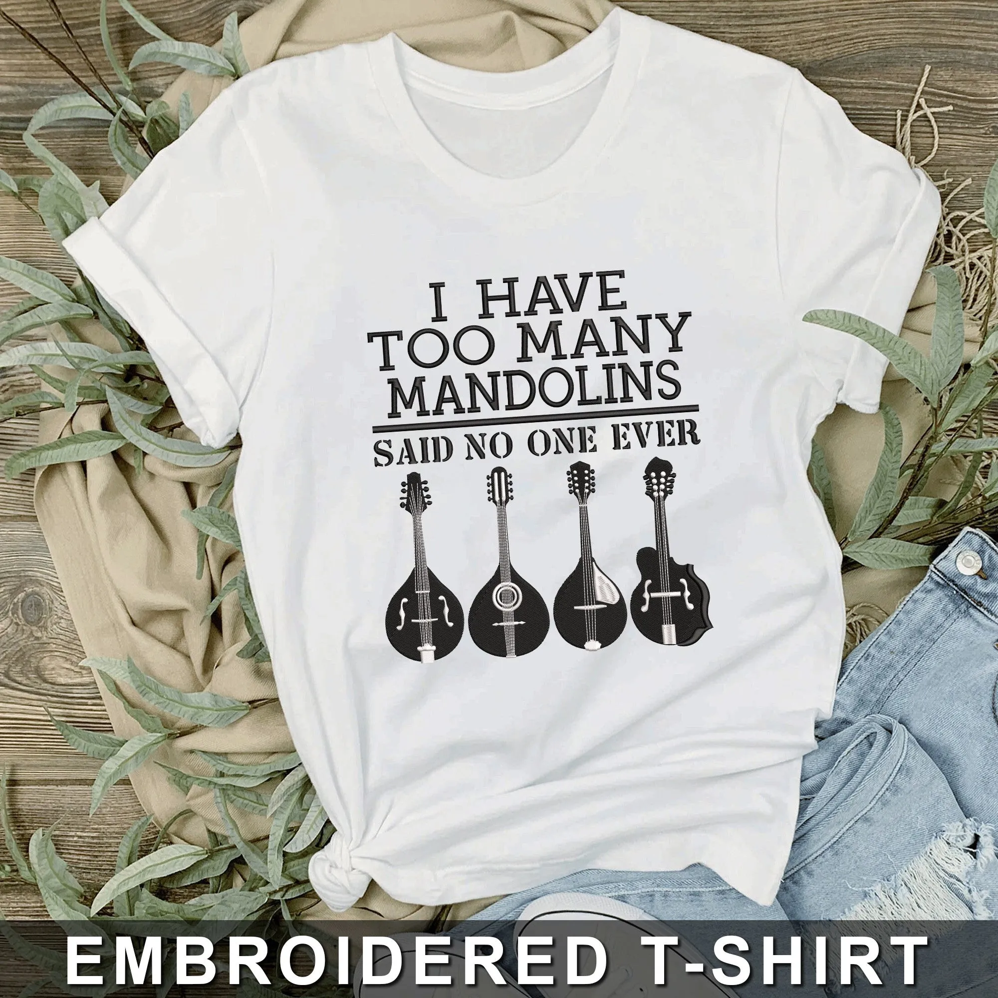 Mandolins Embroidered Shirt