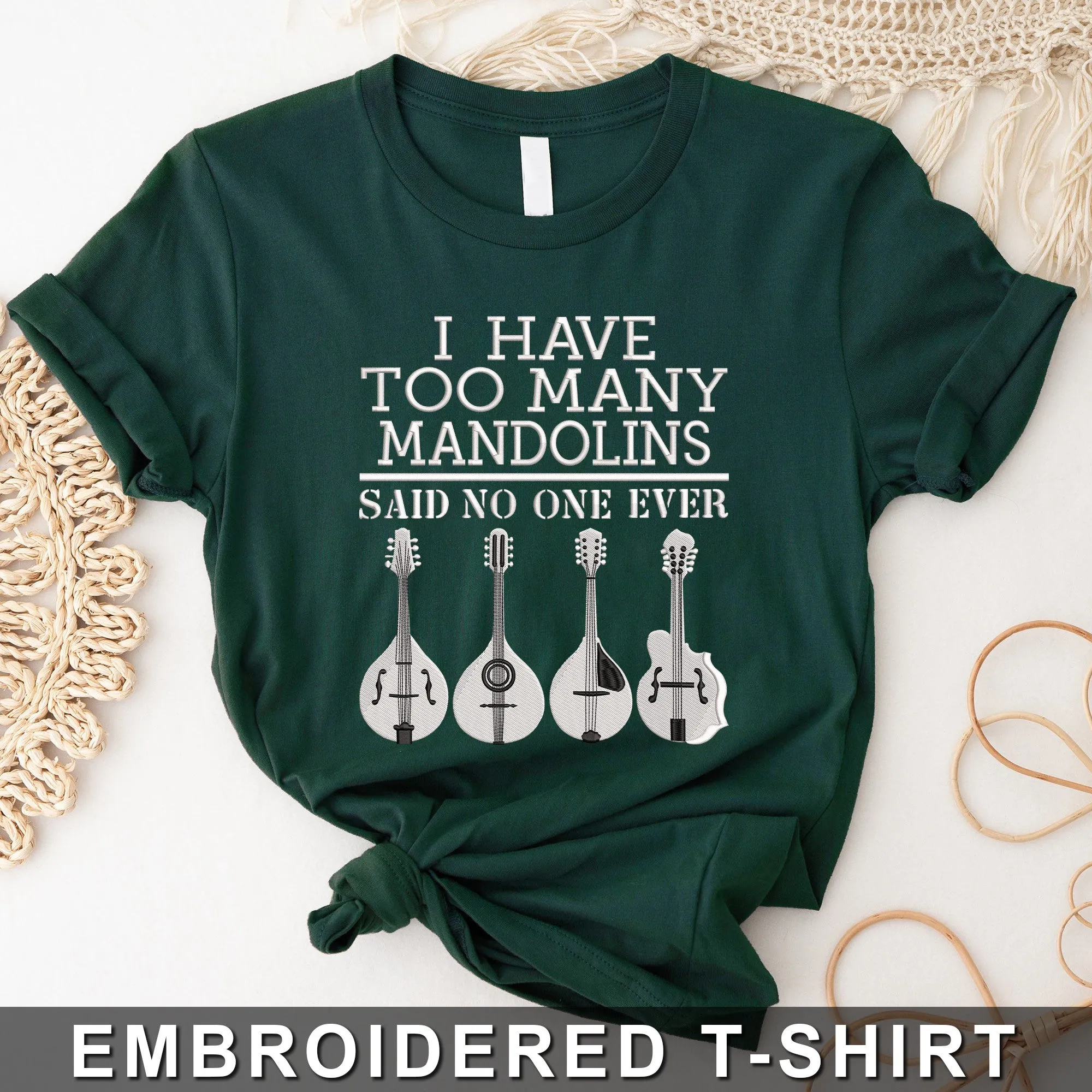 Mandolins Embroidered Shirt