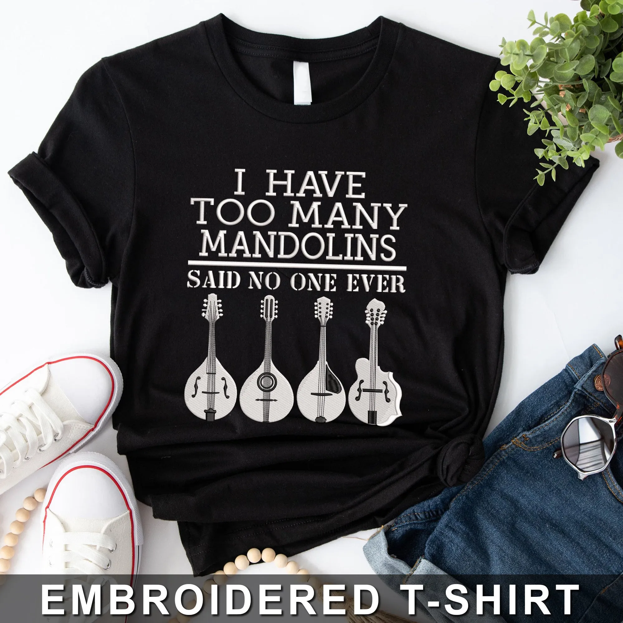 Mandolins Embroidered Shirt