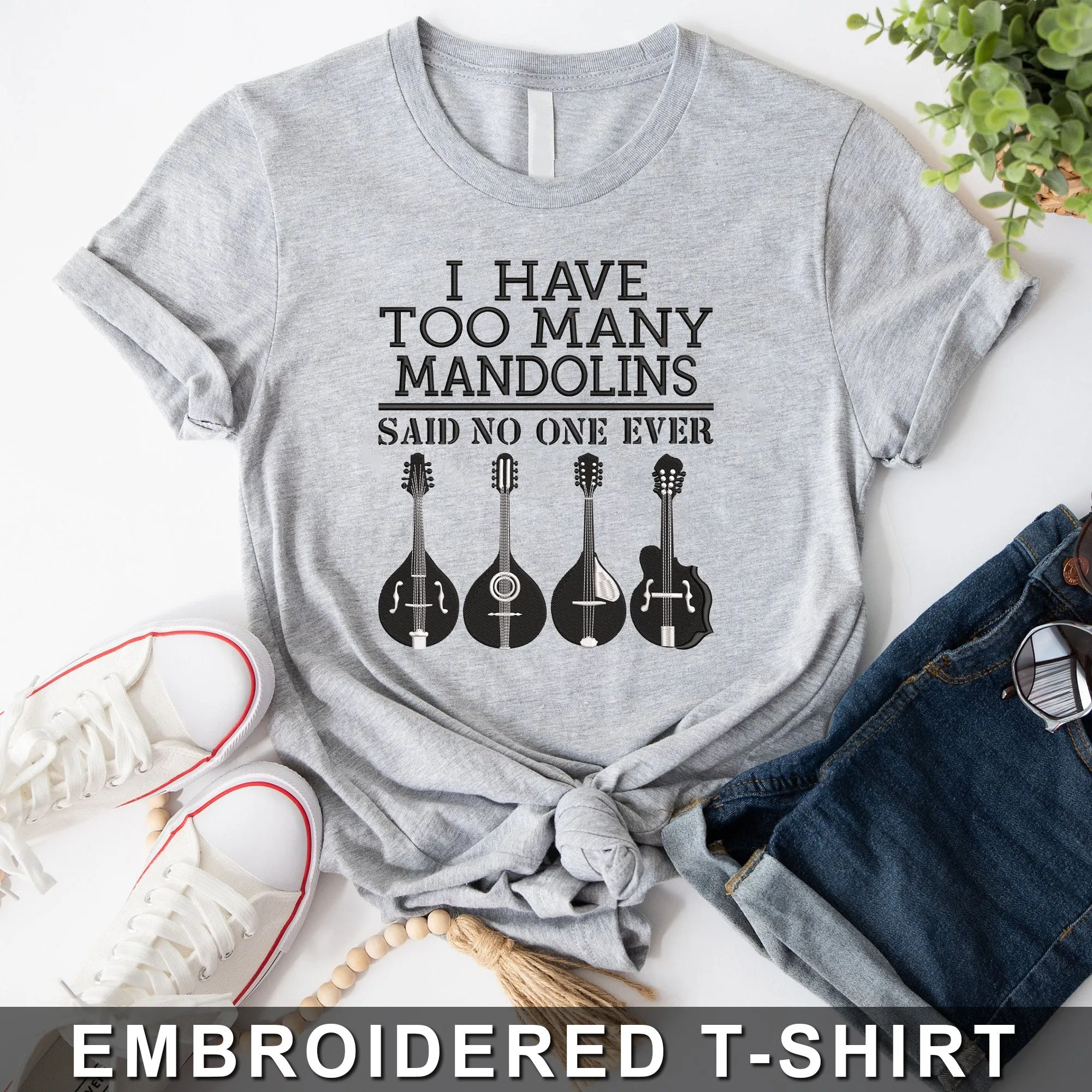 Mandolins Embroidered Shirt