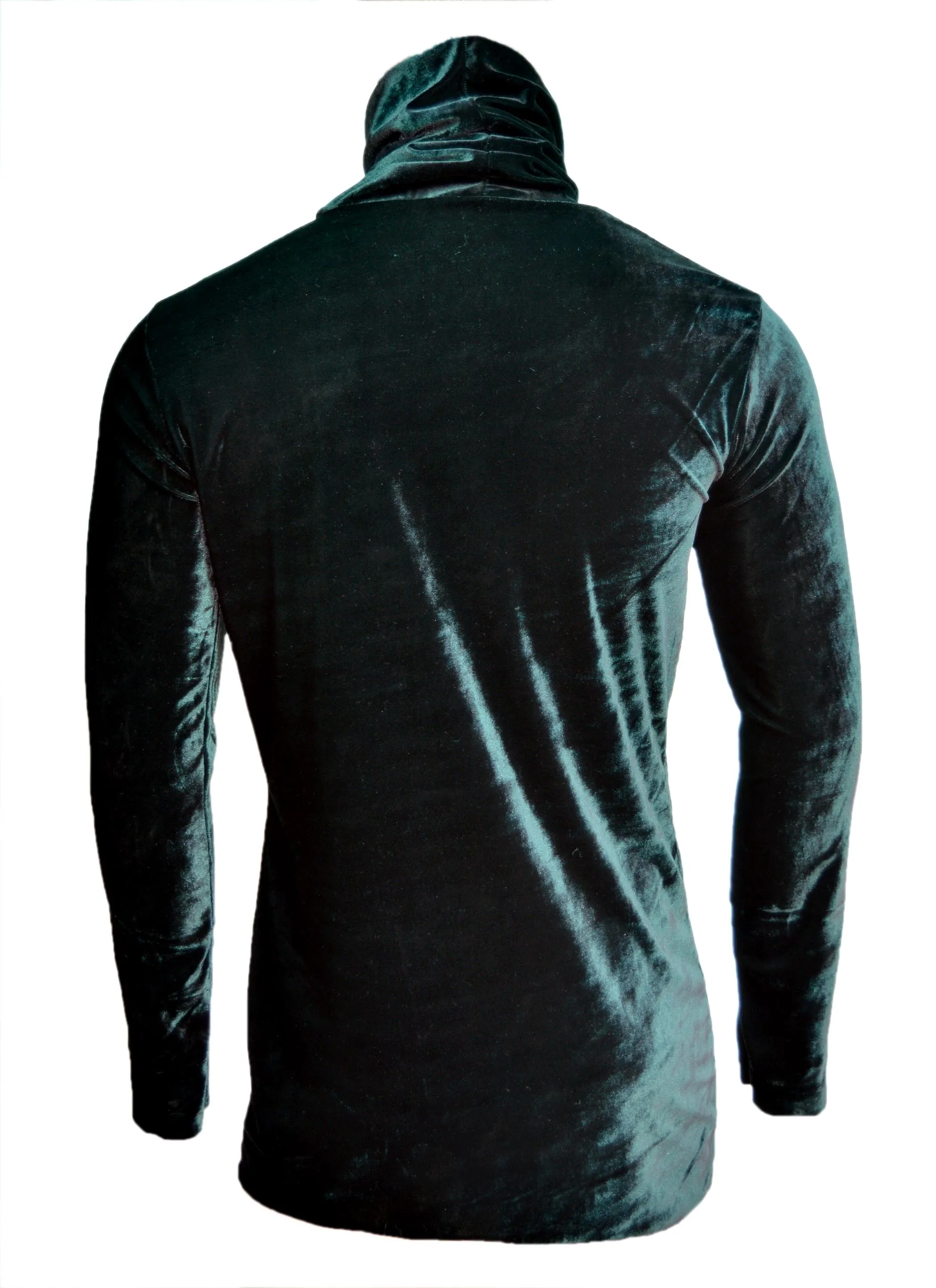 Mannie Men Velvet Turtle Neck Shirt SS19