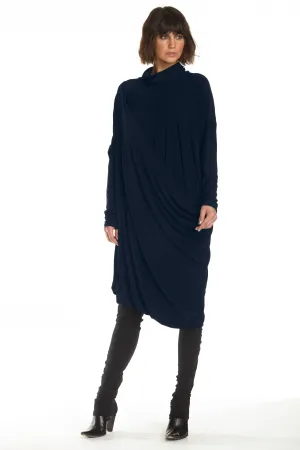 Matte Jersey Cowl Dress