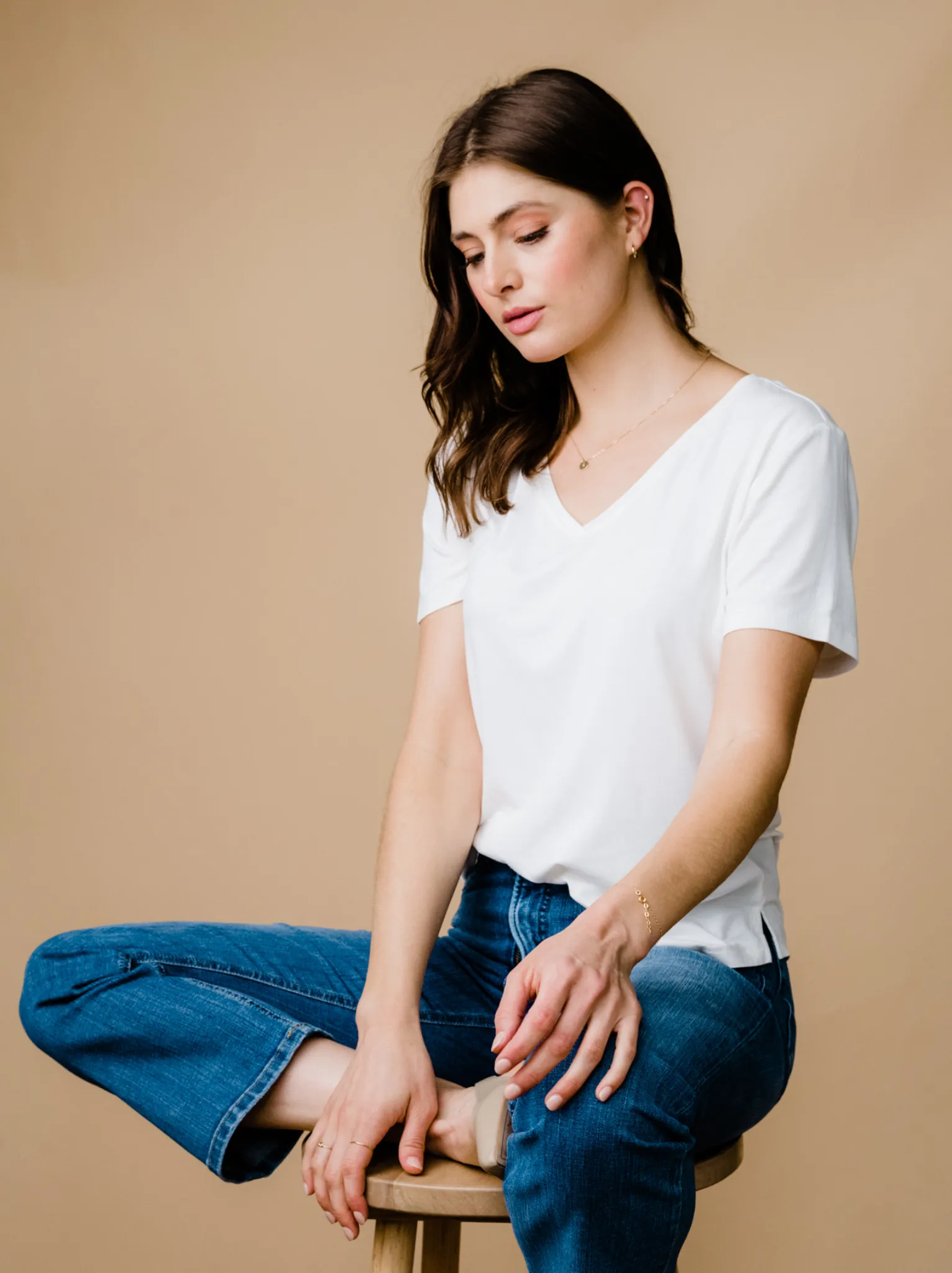 Meghan Drapey V-Neck Tee Bundle