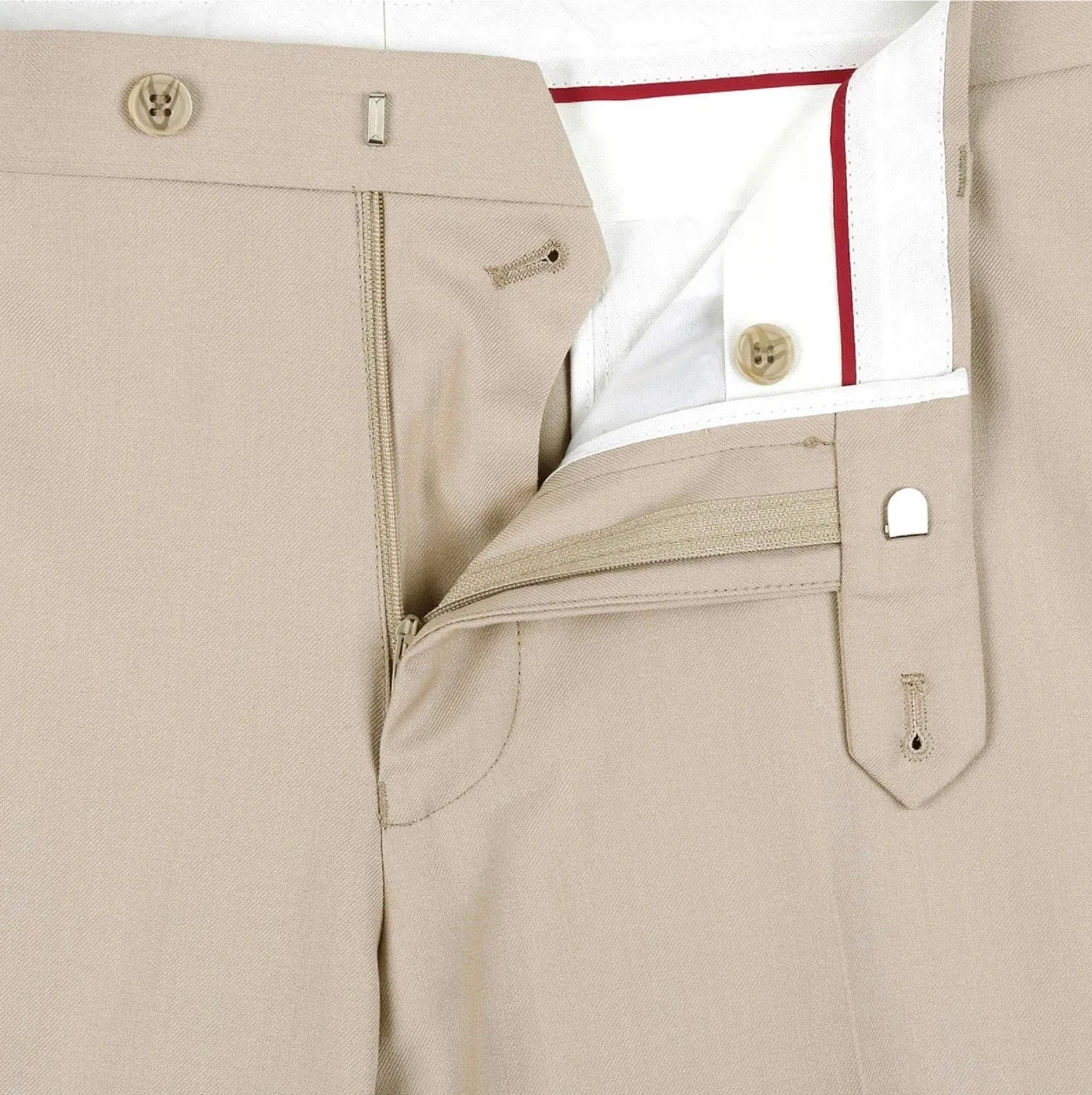 Men's Renoir Two Piece Beige Slim Fit Suit