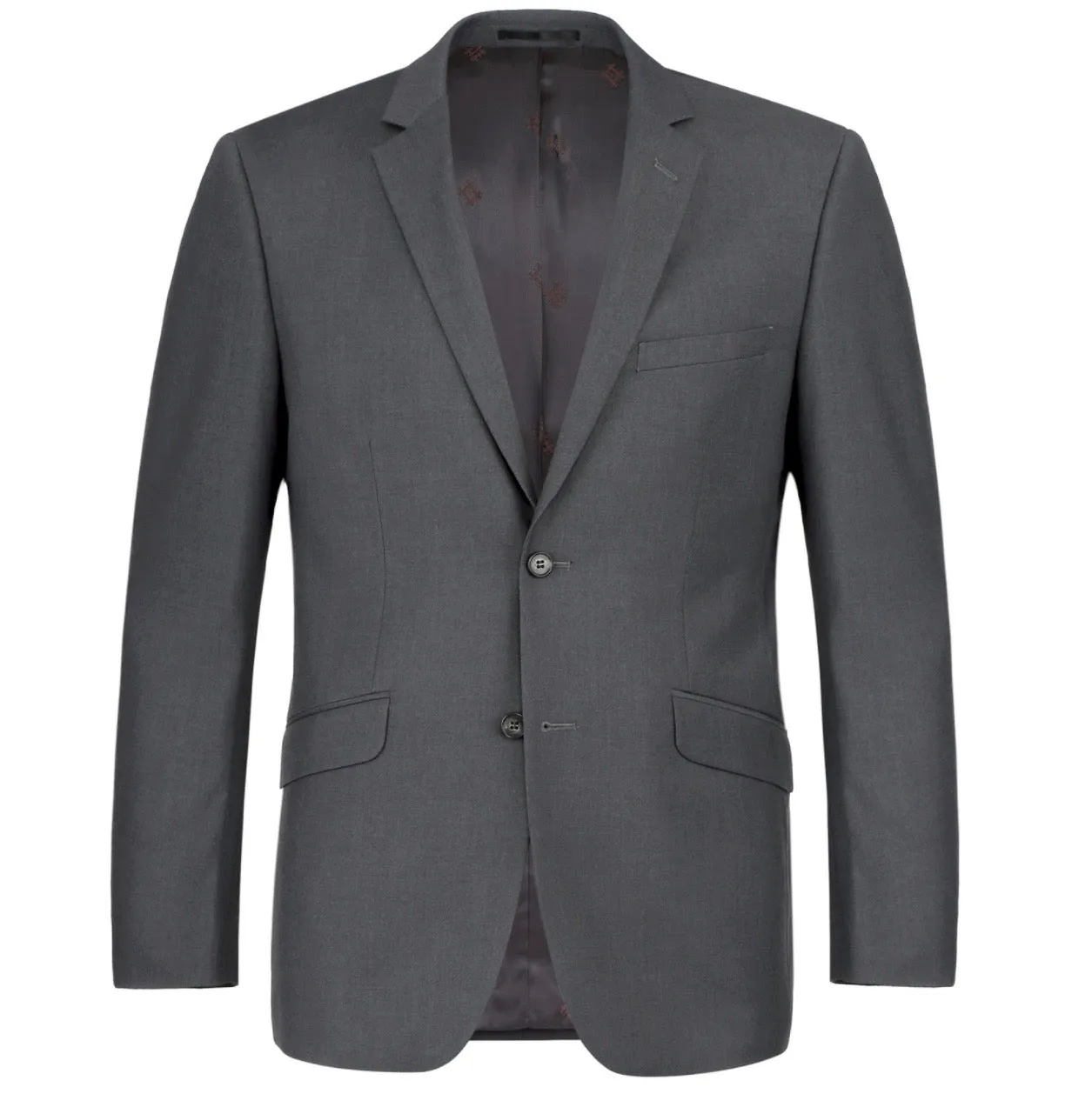Men's Renoir Two Piece Charcoal Classic Fit Suit