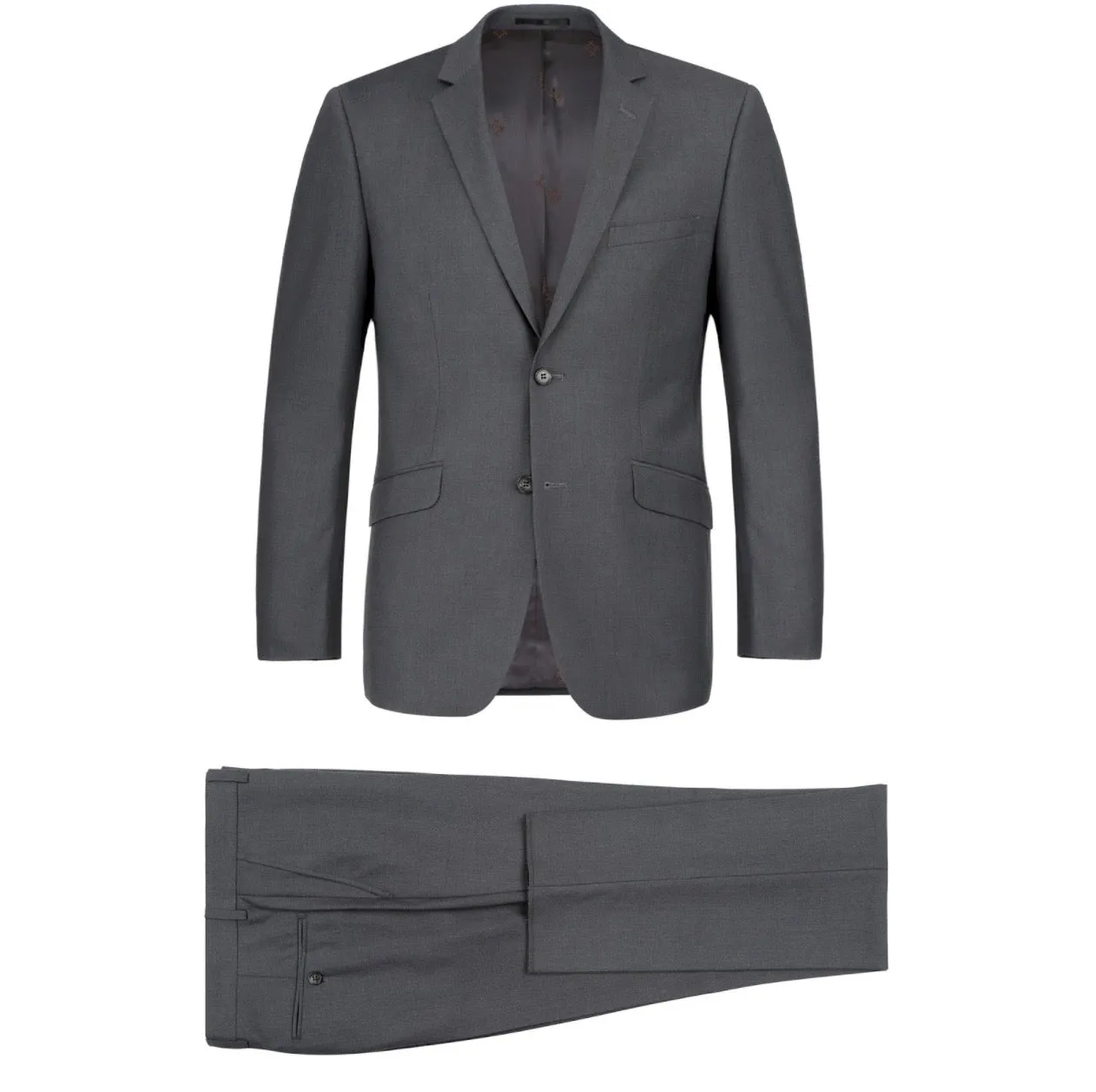 Men's Renoir Two Piece Charcoal Classic Fit Suit