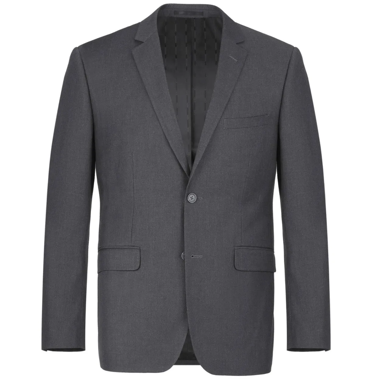Men's Renoir Two Piece Dark Gray Classic Fit Suit