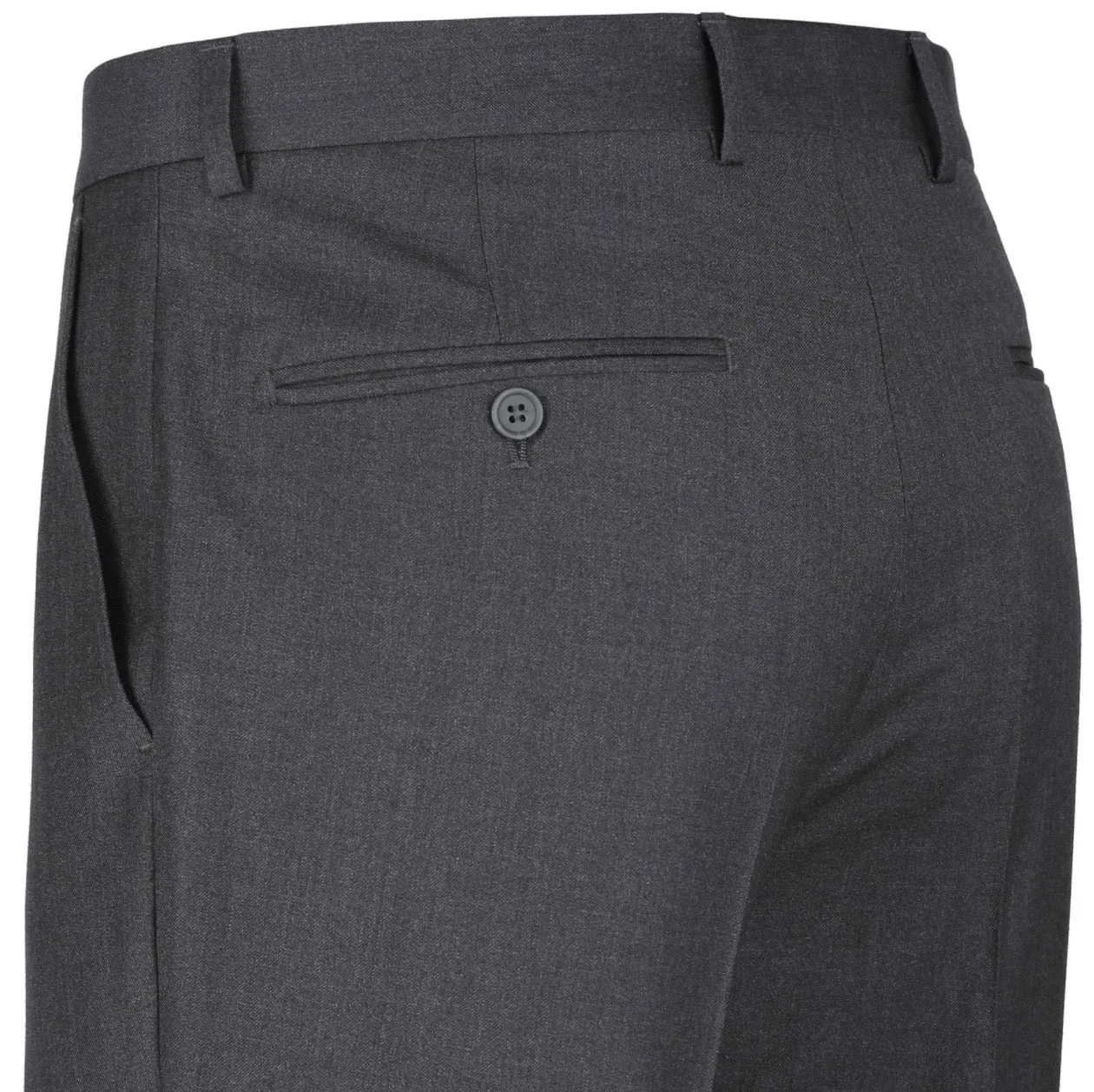 Men's Renoir Two Piece Dark Gray Classic Fit Suit