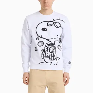 Men's Snoopy Cotton Crewneck Sweatshirt