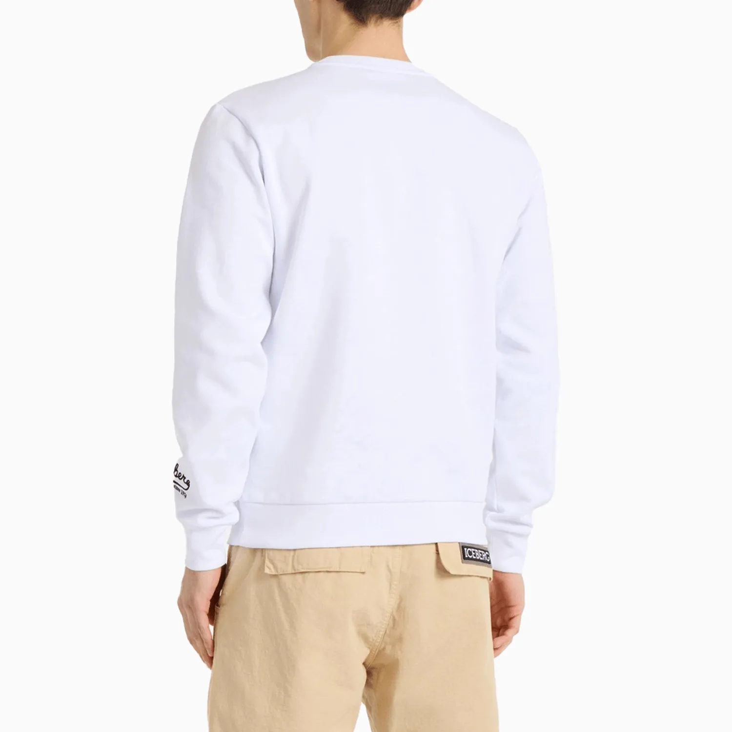 Men's Snoopy Cotton Crewneck Sweatshirt