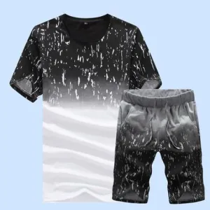 Men's Summer Athentics Match Suit Set Up To 5XL