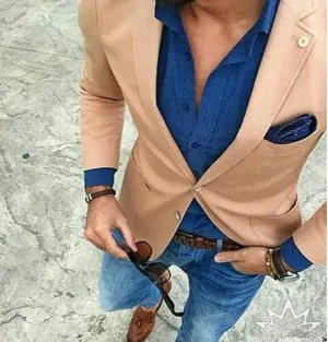 Men's Summer Time Blazer Up To Size 6XL