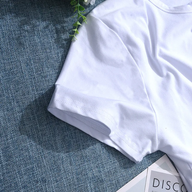 Merry Christmas Women White T-Shirt N