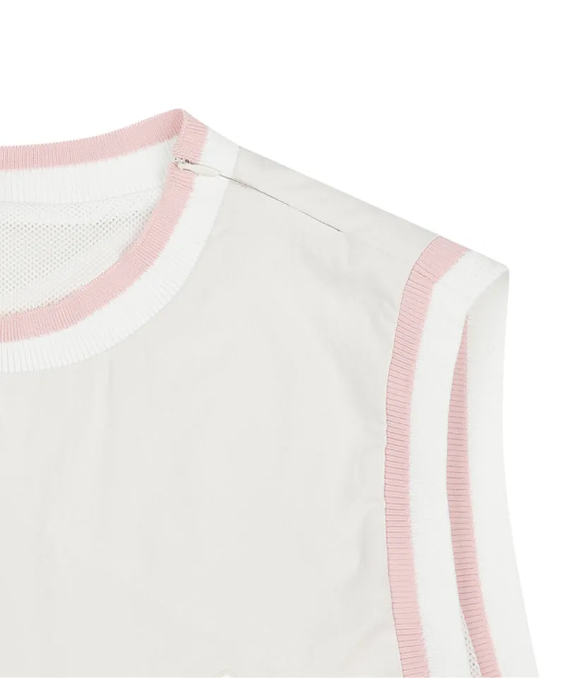 Monday Flow Wind Block Vest - Light Pink