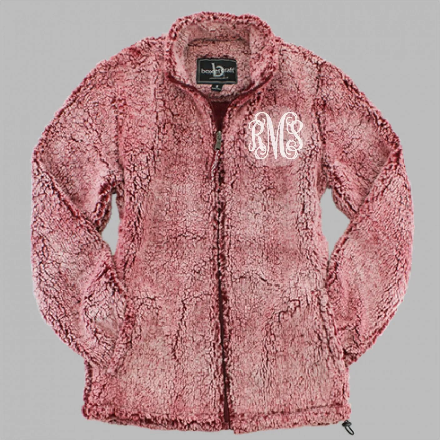 Monogram Sherpa Sweatshirt - Full Zip