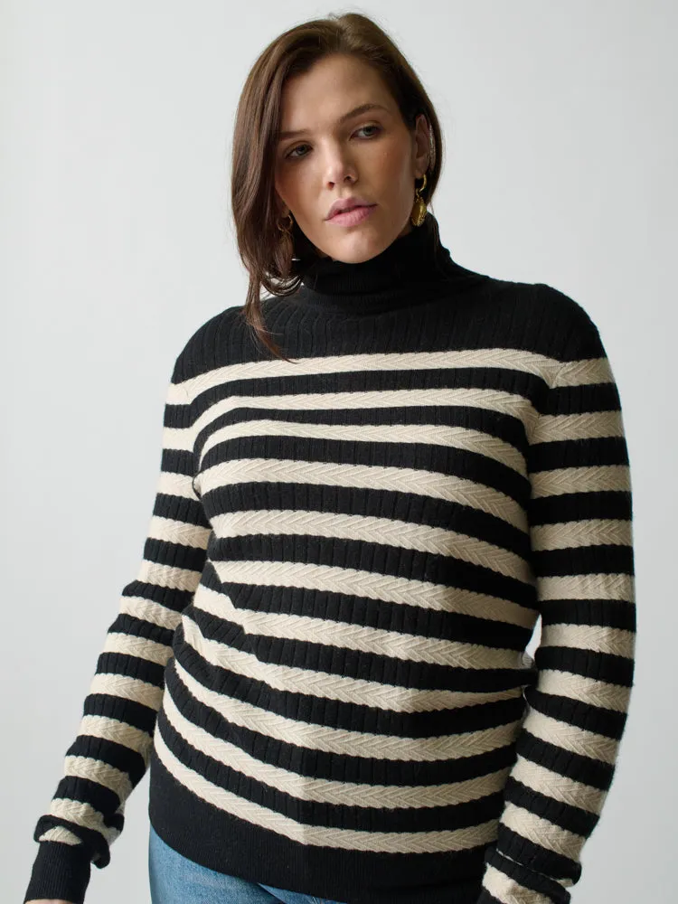 Morrissey Stripe Turtleneck