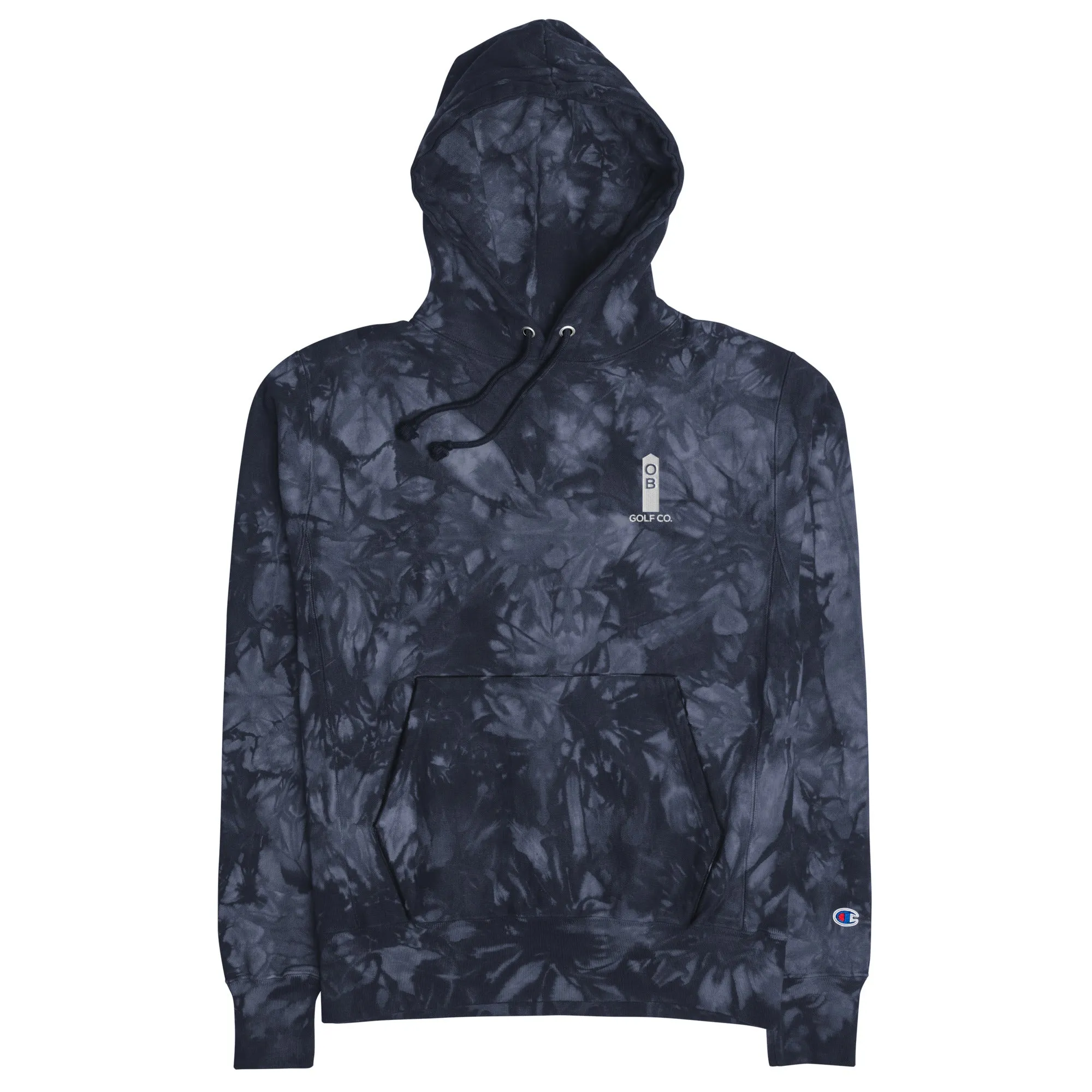 OB Stake Embroidered Champion Tie-Dye Hoodie