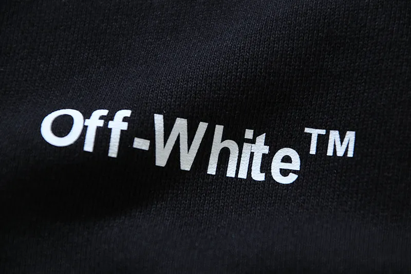 OFF-WHITE Logo-Embroidered Cotton Sweatshirts