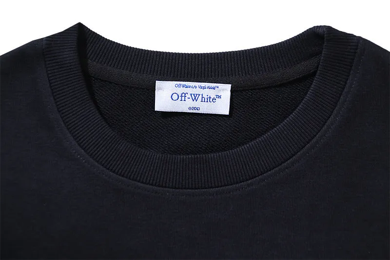 OFF-WHITE Logo-Embroidered Cotton Sweatshirts
