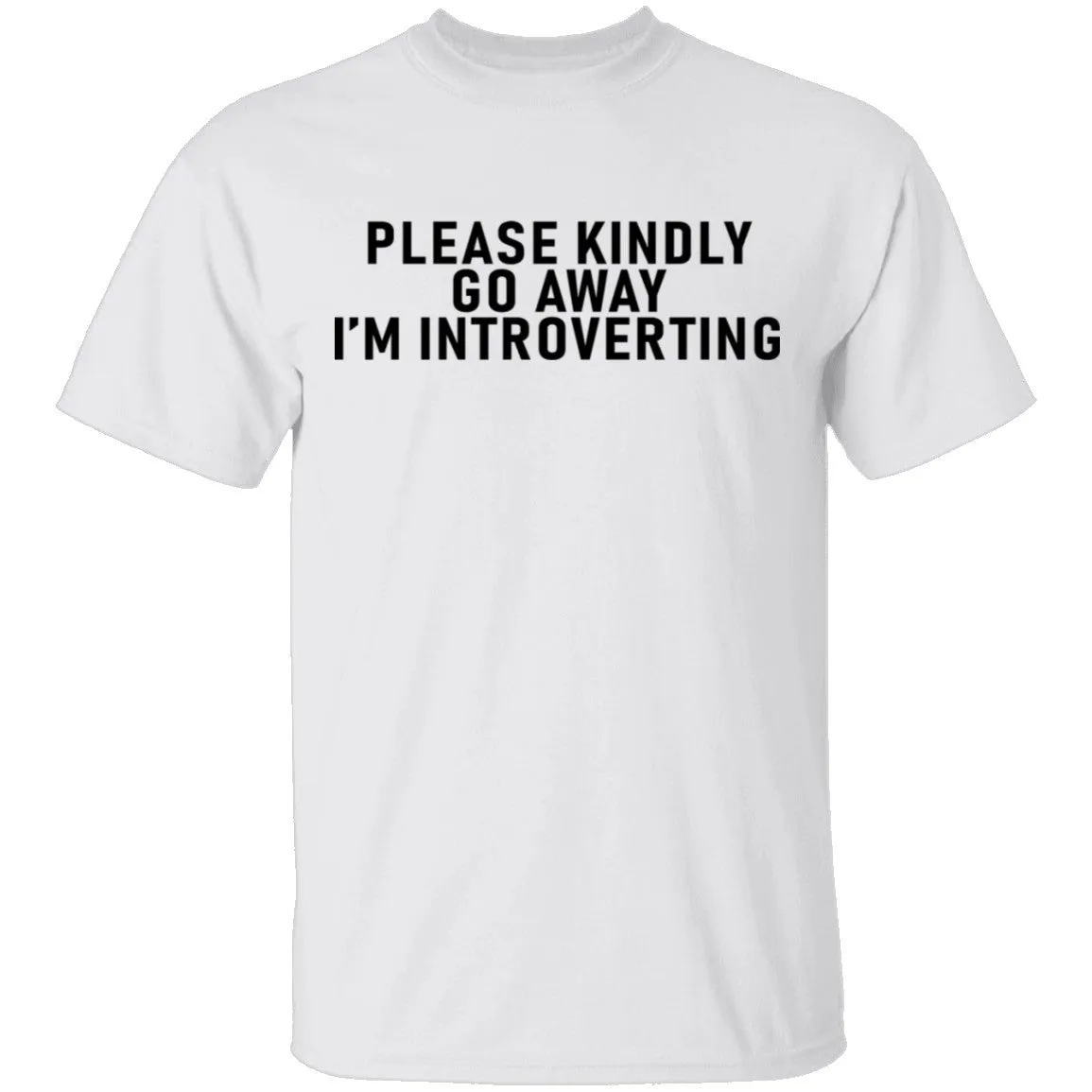 Please Kindly Go Away I'm Introverting T-Shirt