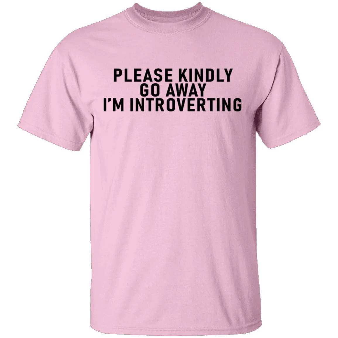 Please Kindly Go Away I'm Introverting T-Shirt