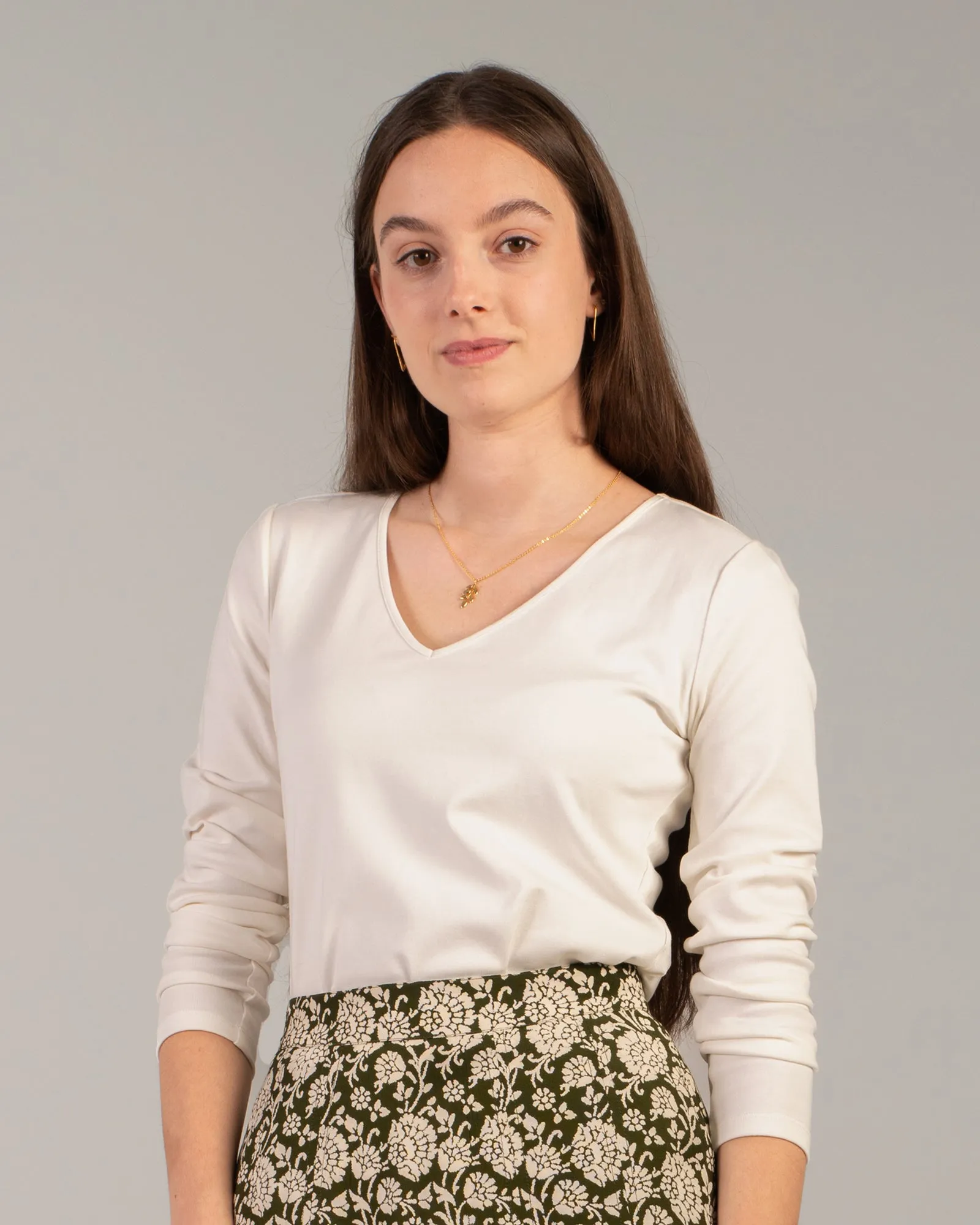 Polished V-Neck