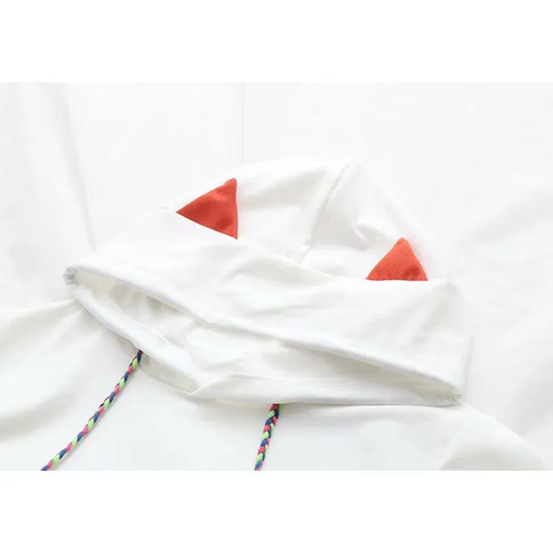 "FOX EMBROIDERED" HOODIE N082807