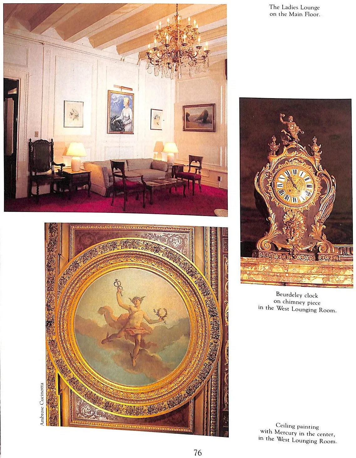 "The Metropolitan Club Of New York" 1982 PORZELT, Paul (INSCRIBED) (SOLD)