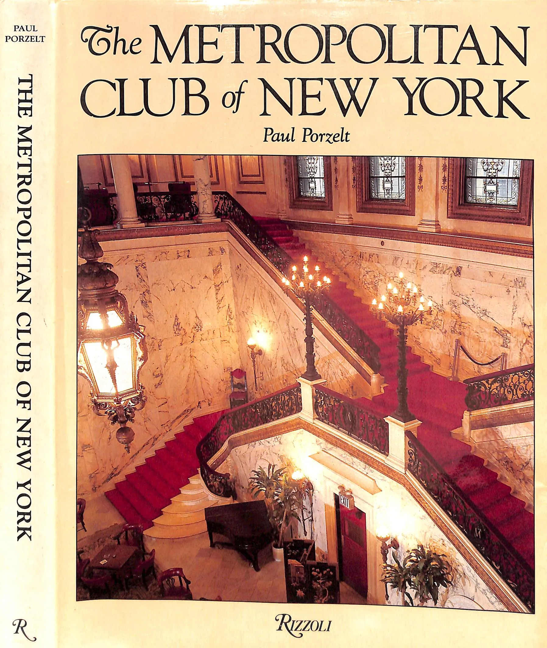 "The Metropolitan Club Of New York" 1982 PORZELT, Paul (INSCRIBED) (SOLD)
