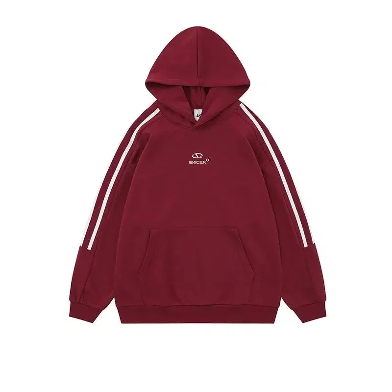 Simple Embroidered Round Neck Sweatshirt