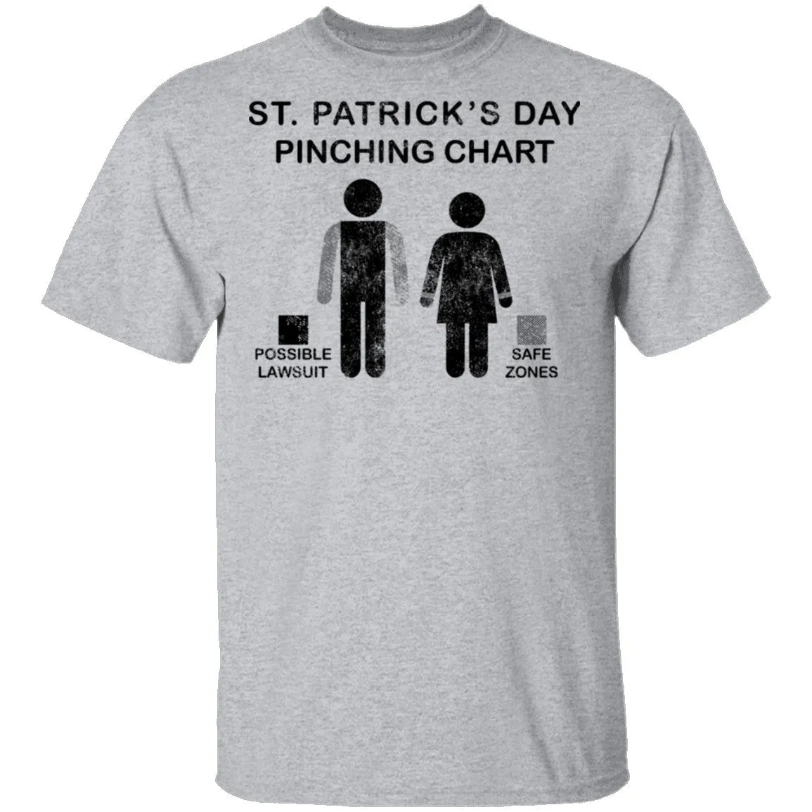 St. Patrick's Day Pinching Chart T-Shirt