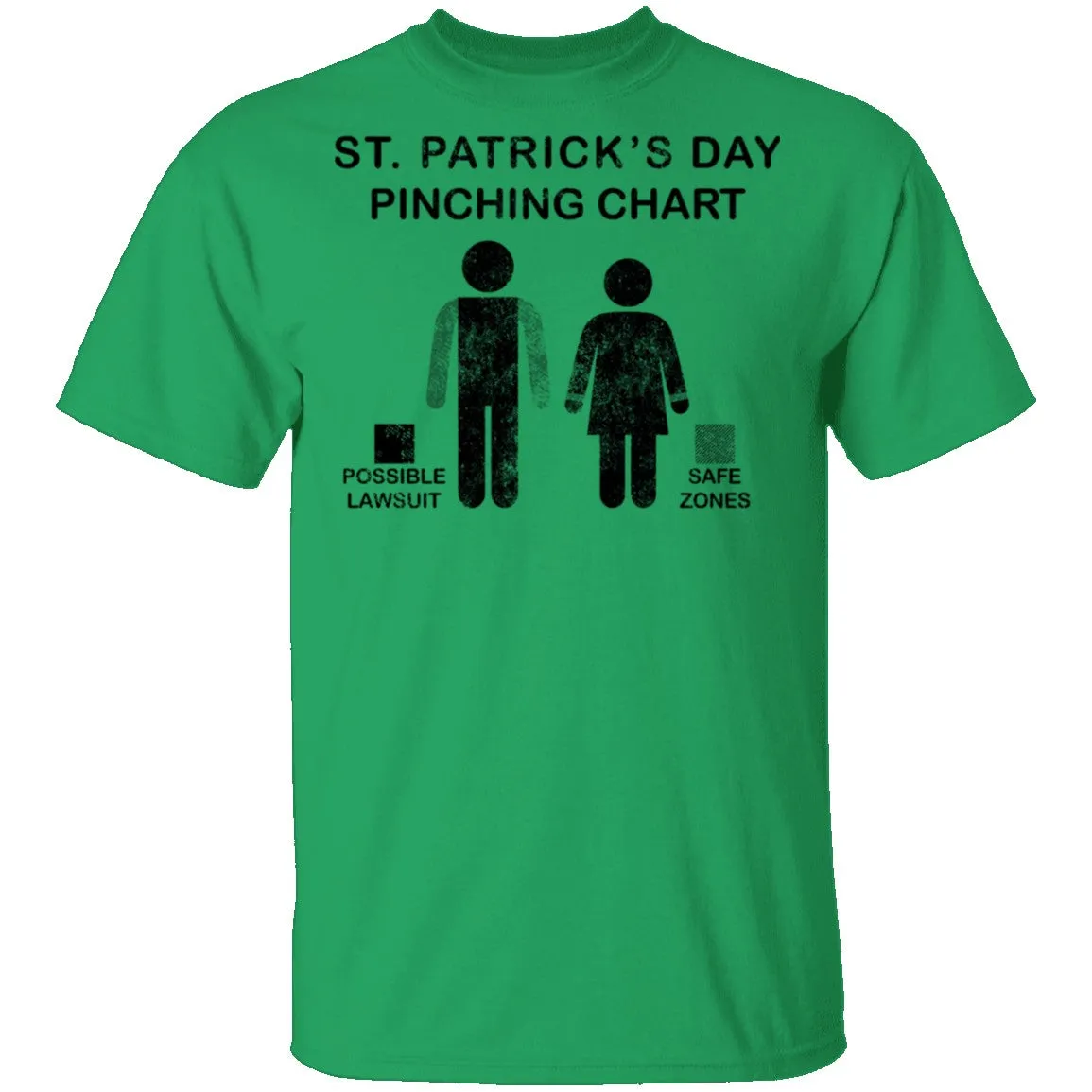 St. Patrick's Day Pinching Chart T-Shirt