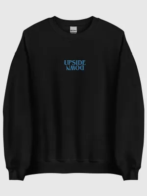 Stranger Things Upside Down Embroidered Crewneck Sweatshirt