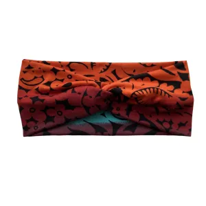 Summer/ Fall Ombre Rainbow Faux Knot Headband