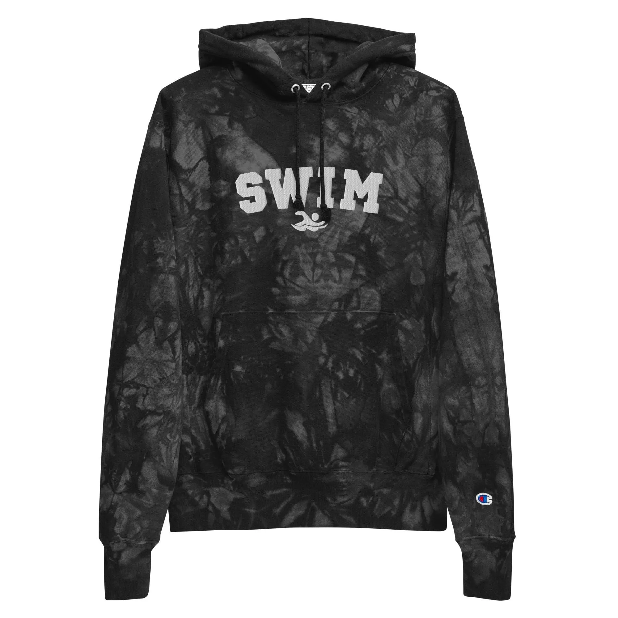 Swim Champion® Premium Hoodie Embroidered Tie-Dye