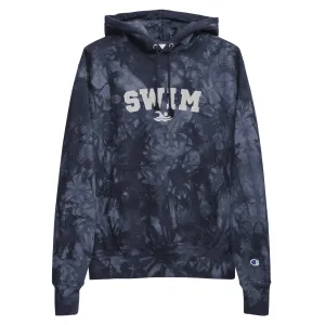 Swim Champion® Premium Hoodie Embroidered Tie-Dye